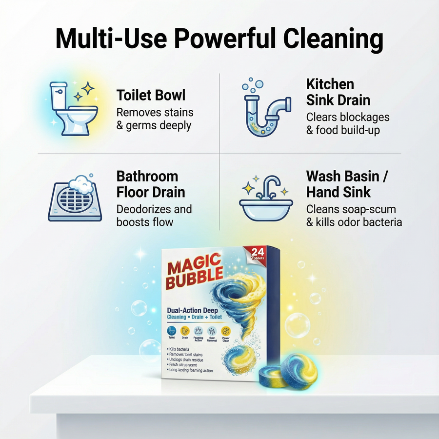 Magic Bubble Cleaning Tablets | 🔥BUY 1 GET 1 FREE🔥