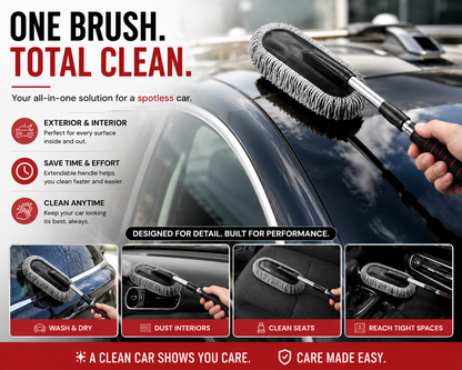 Soft Microfiber Car Duster Brush