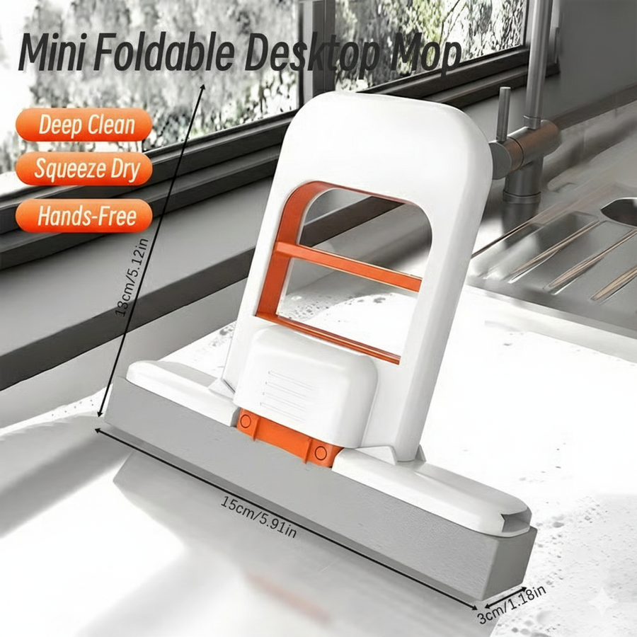 Mini Mop for Kitchen, Floor, Glass, Car & More
2 Sponges,